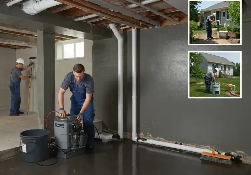 Basement Waterproofing and Flood Prevention process in Ivanhoe, CA